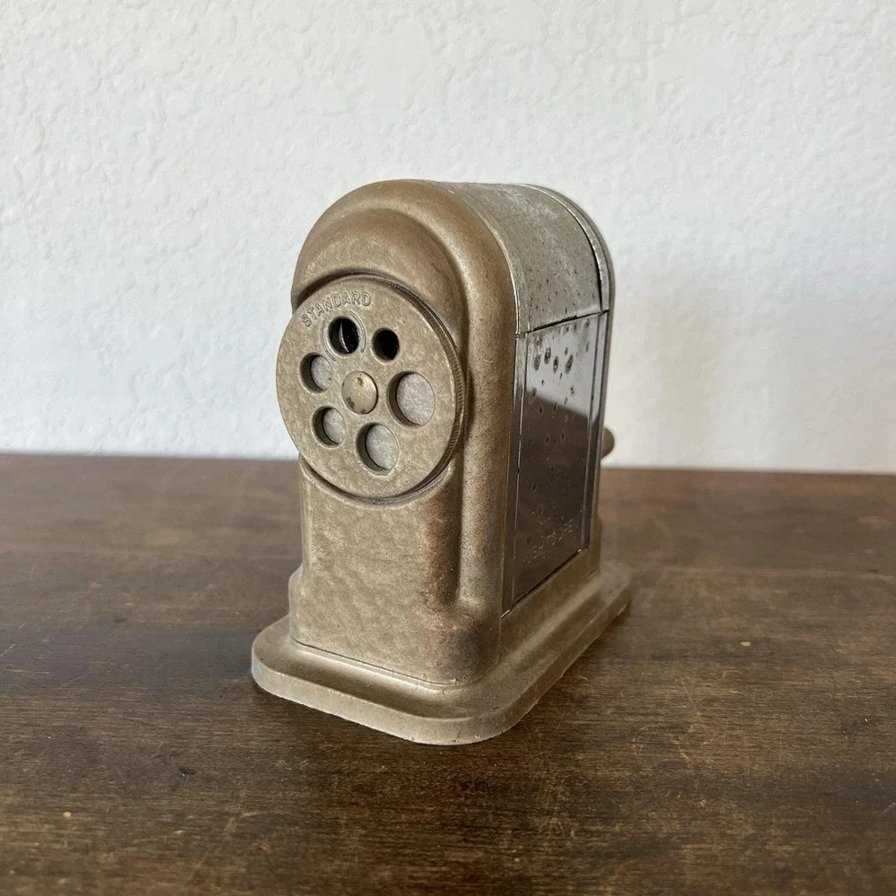 Vintage Boston Ranger 55 Pencil Sharpener 6 Hole Adjustable Point Selector USA